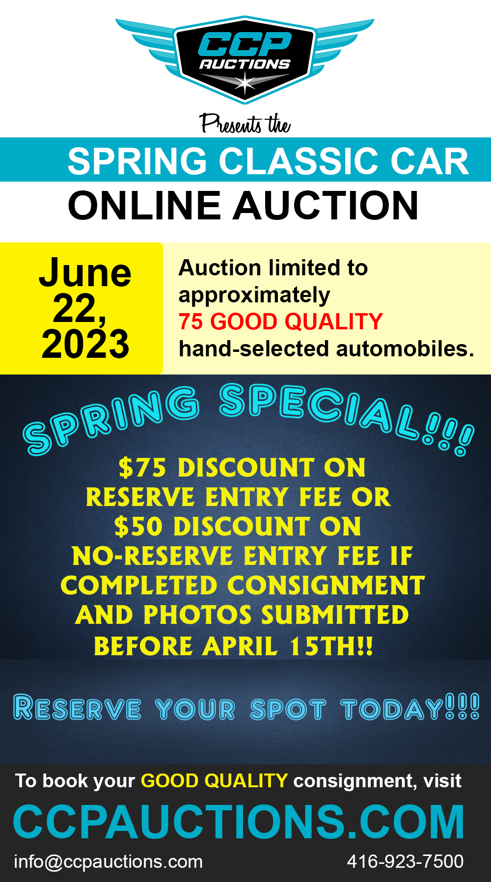 Featured image for “ONLINE SPRING ENTRY FEE SPECIAL!”